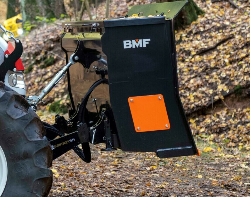 Lesnický úložný box k traktoru – lesní technika BMF