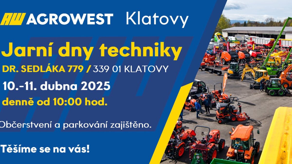 Jarní dny techniky Agrowest 2025