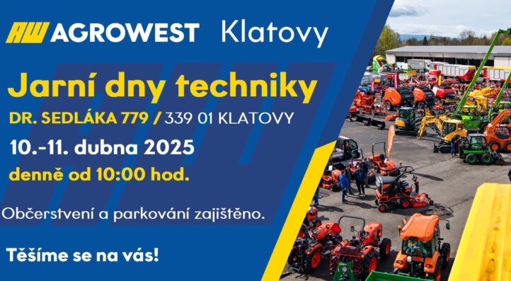 Jarní dny techniky Agrowest 2025