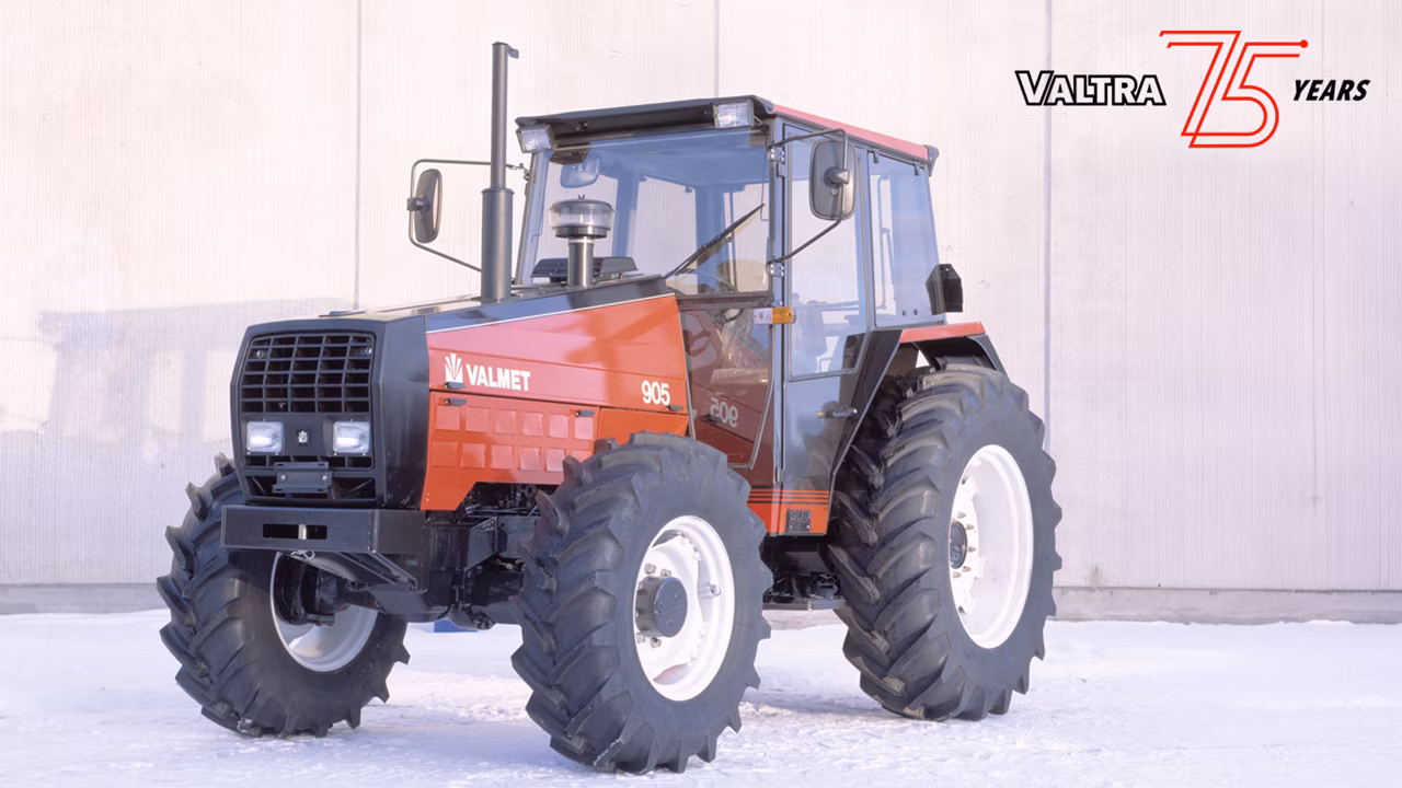 valmet 905 6válcový traktor
